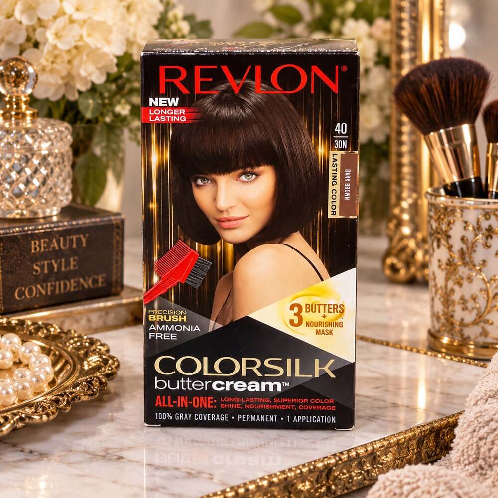 NEW Revlon Colorsilk Buttercream Hair Color 40 / 30N Dark Brown Discontinued HTF